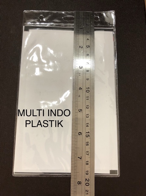 Kantong id card/plastik nametag/plastik id card uk 11 cm x 17 cm/ketebalan 0.15/plasti id card murah