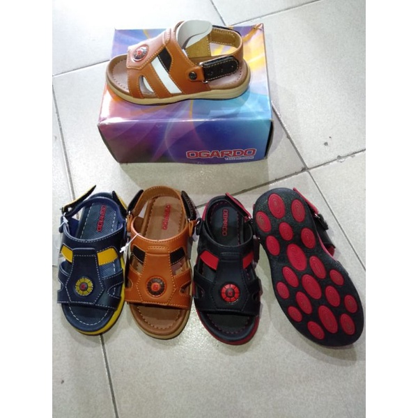 sendal sepatu kulit anak bahan bagus lentur size 21-30