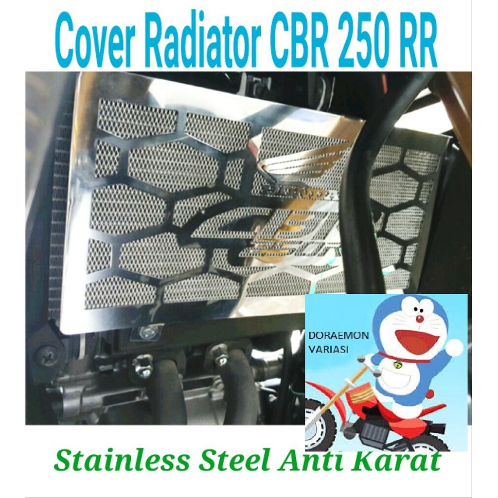 Cover radiator cbr 250rr tutup radiator stainless cbr 250rr
