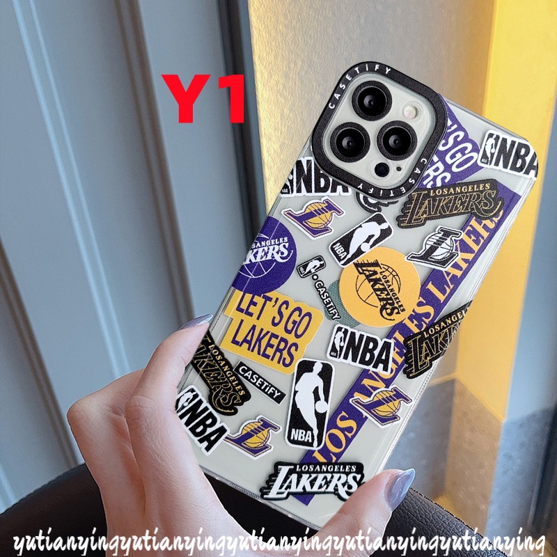 Soft Case Tpu Motif NBA Lakers Untuk IPhone 7 8 Plus 6 6s Plus 11 13 12 Pro Max XR X XS Max SE 2020