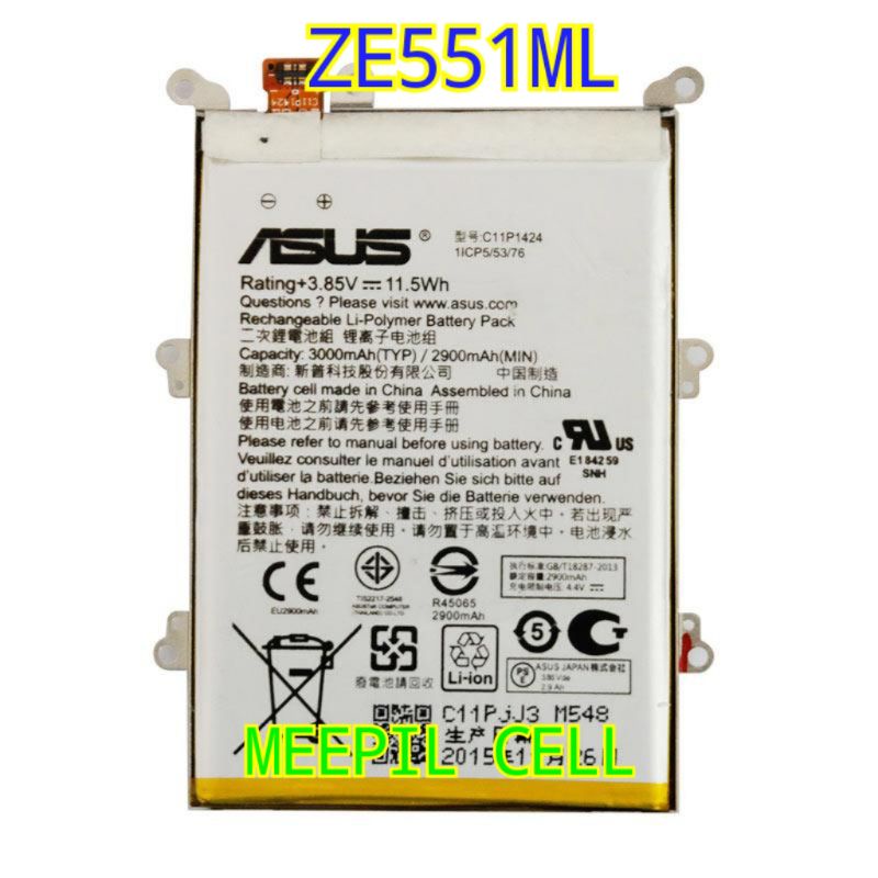 BATERAI BATRE BATTERY ASUS C11P1424 ASUS ZE551ML ZE550ML ORIGINAL