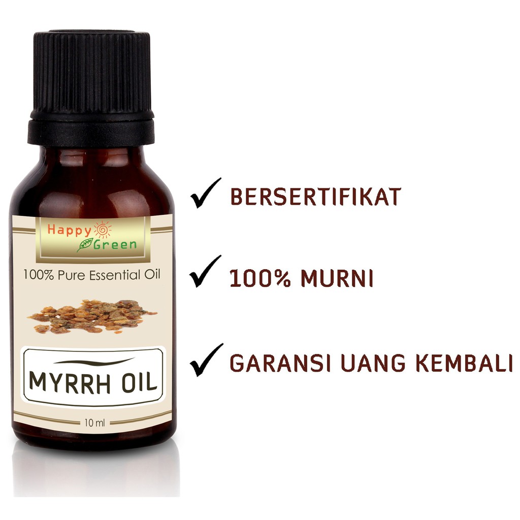 Happy Green Myrrh Essential Oil  - Minyak Essensial Mur Cair