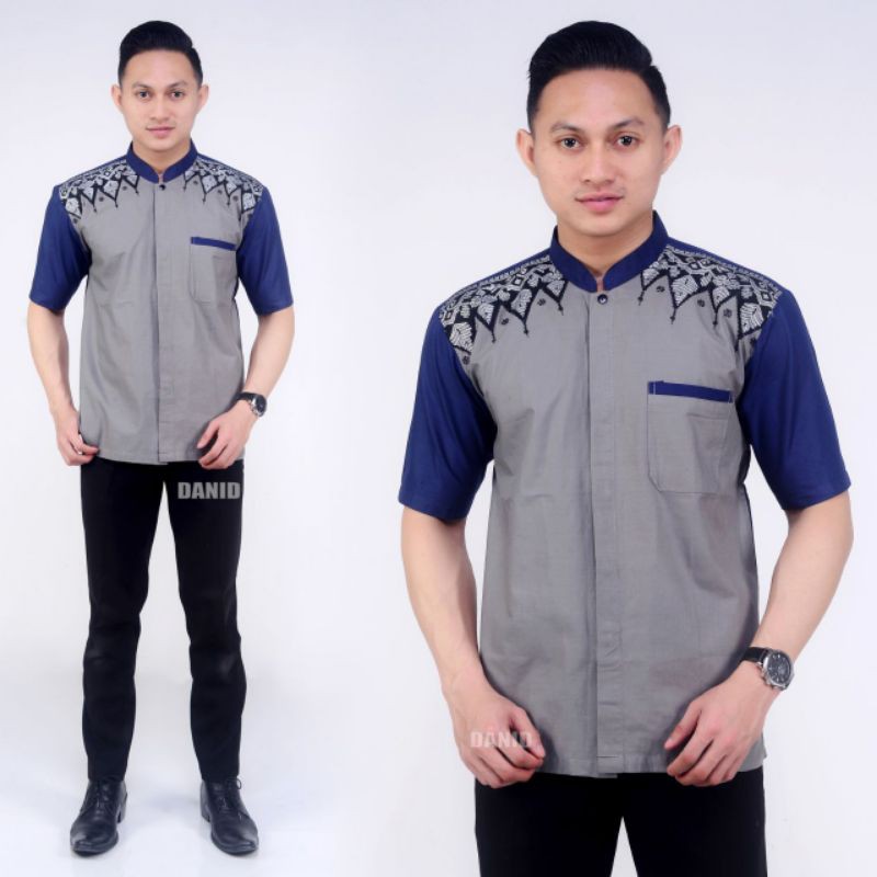 Baju Koko Katun Bordir Koko syubbanul muslimin koko azzahir