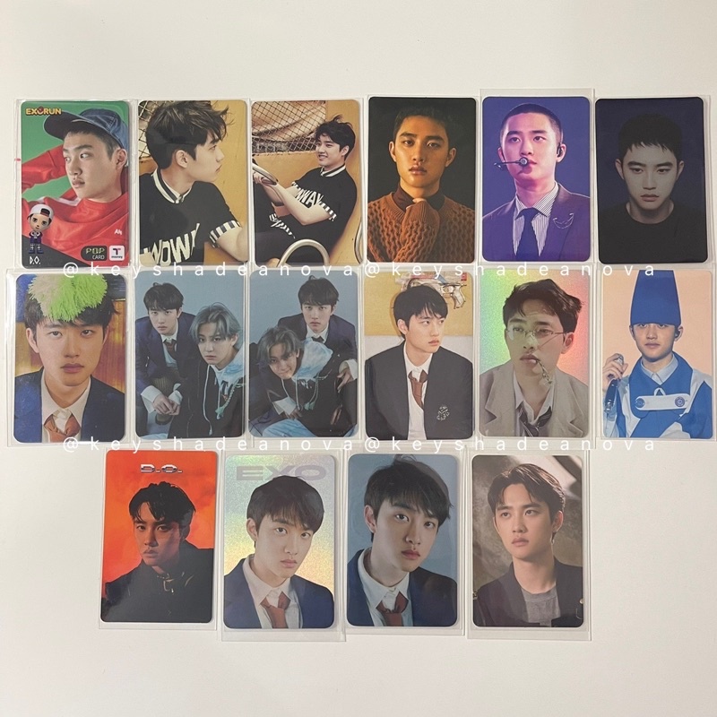 PHOTOCARD PC EXO NON ALBUM PART 2 D.O DO KYUNGSOO RUN T-MONEY CASHBEE COEX LMR FOR LIFE STICKER LIMI