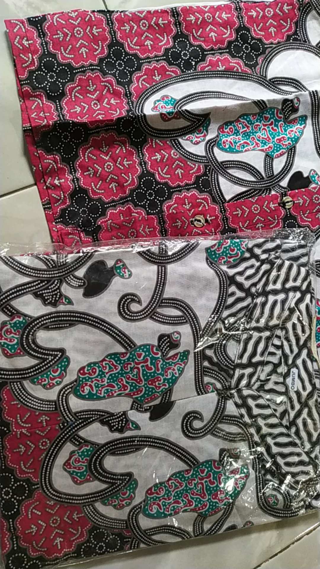 Batik Coupel Keluarga Ayah Dan Anak Motif Morena