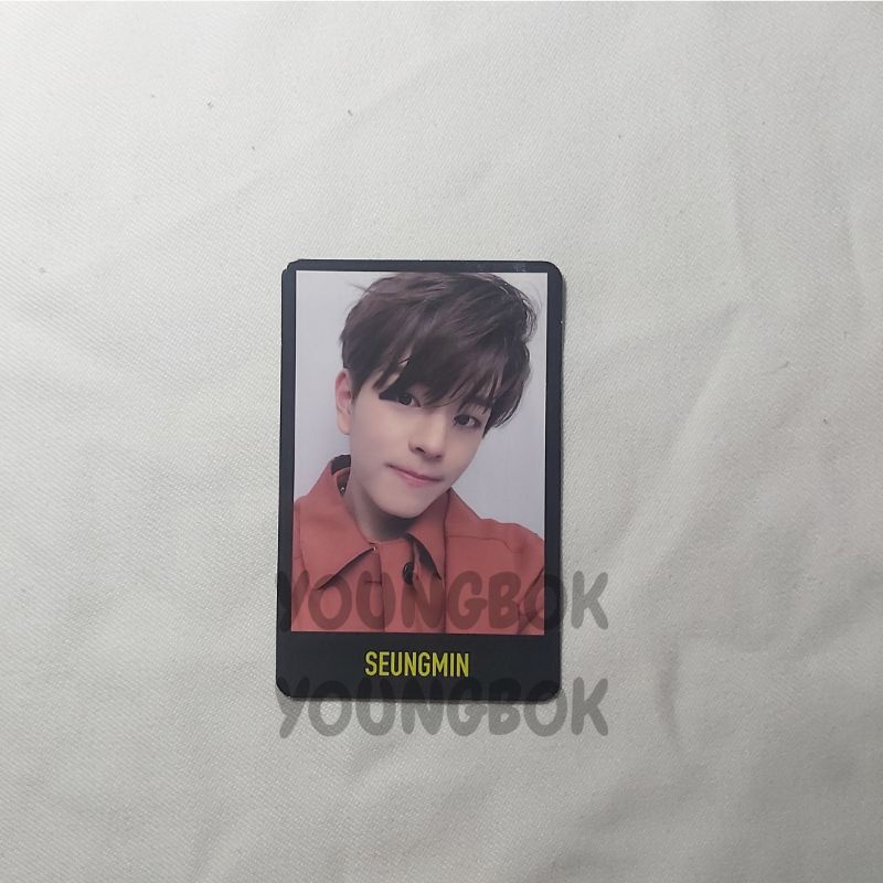 SEUNGMIN SKZ BLACK BORDER MIROH PC PHOTOCARD BB