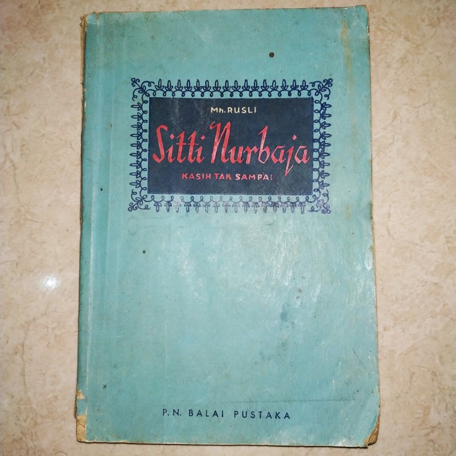 Novel Sitti Nurbaja - Mh. Rusli