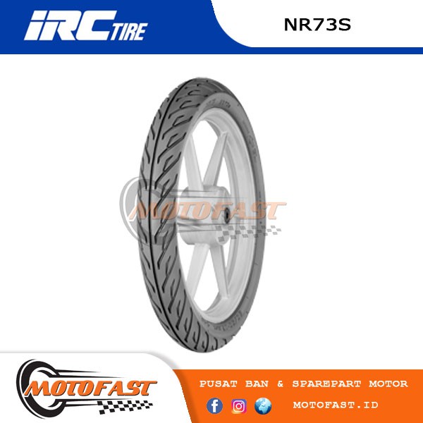 BAN MOTOR IRC TUBELESS 80/90-17 NR73S SUPRAX125 BLK JUPITER Z1 BLK