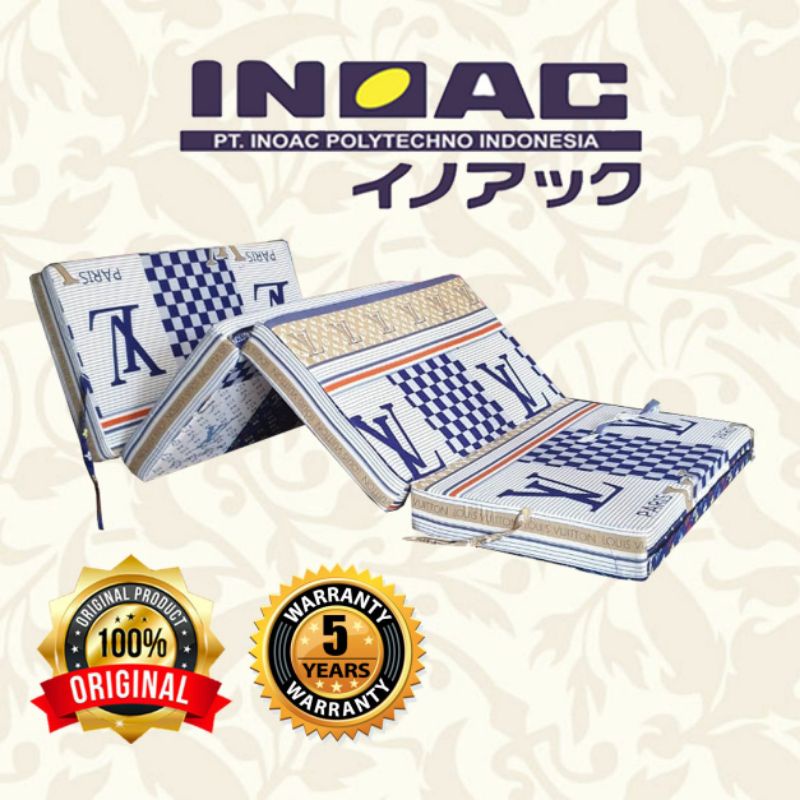Kasur Busa Lipat INOAC - 200x160x5 cm