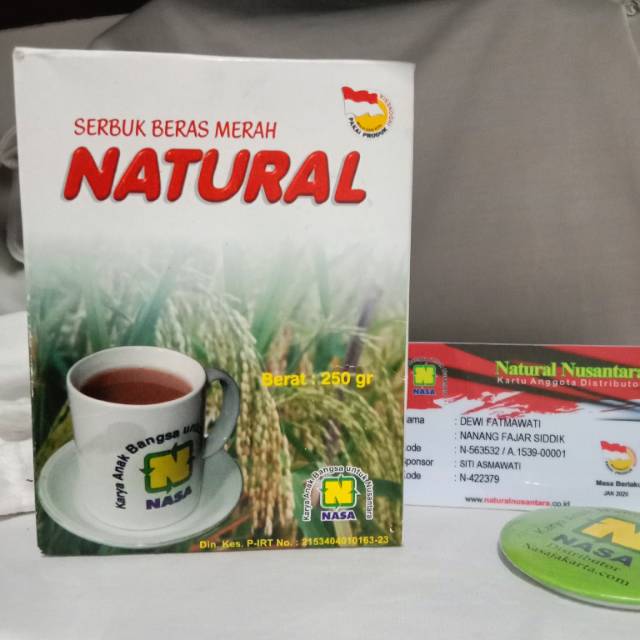 

SBMN NASA Serbuk Beras Merah Natural