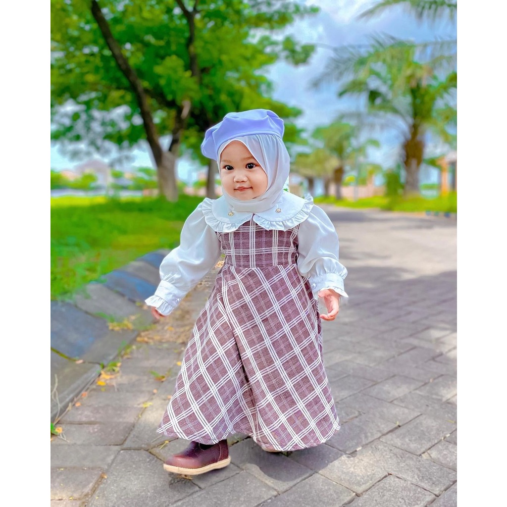 Grosir GAMIS ANAK PEREMPUAN ZARINA USIA 3-5 TAHUN Elegan