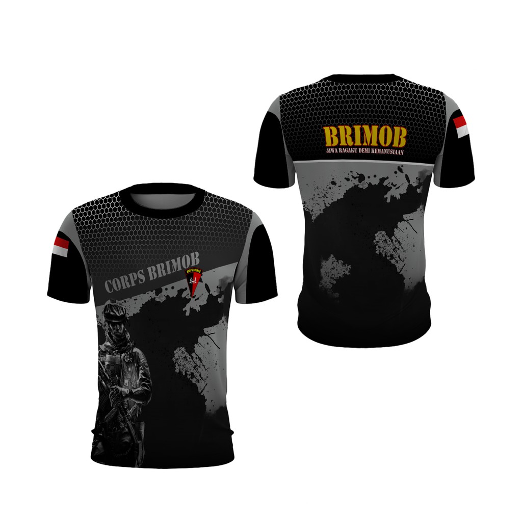 Kaos Brimob | Kaos Brimob Asli | Kaos Brimob Hitam | Kaos Brimob Pria