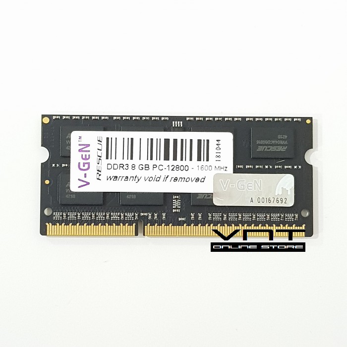 Sodimm Ddr3 8gb Pc 1600 Mhz Ddr3l 8 Gb 1600mhz Rescue V Gen Shopee Indonesia