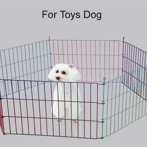 Octagon Kandang Pagar PENDEK  Warna Warni untuk Main Hewan Anjing Kucing tipe A000