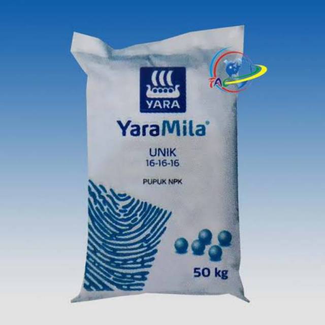 PUPUK NPK YARAMILA 16-16-16 ISI 100 gr