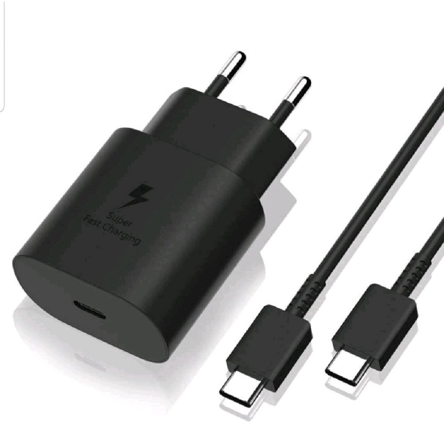 CHARGER SAMSUNG 45W ORIGINAL FAST CHARGING TYPE C TO TYPE C // CHASAN SUPER CHARGING SAMSUNG - BDC