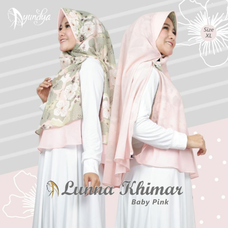 Lunna khimar by Ayundya hijab