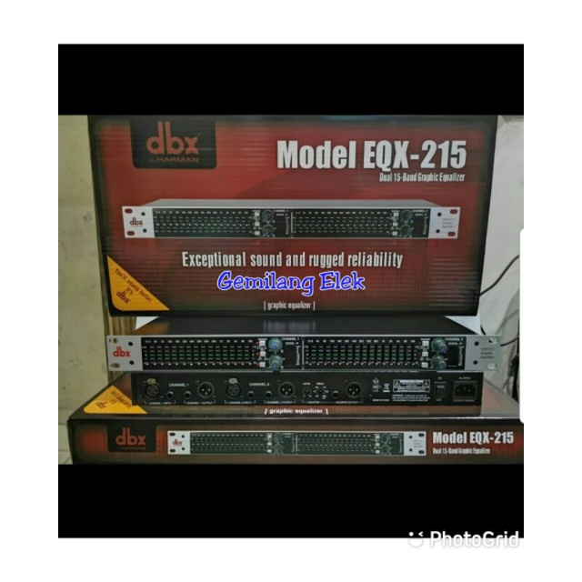 EQUALISER DBX EQX 215 PLUS SUBWOOFER