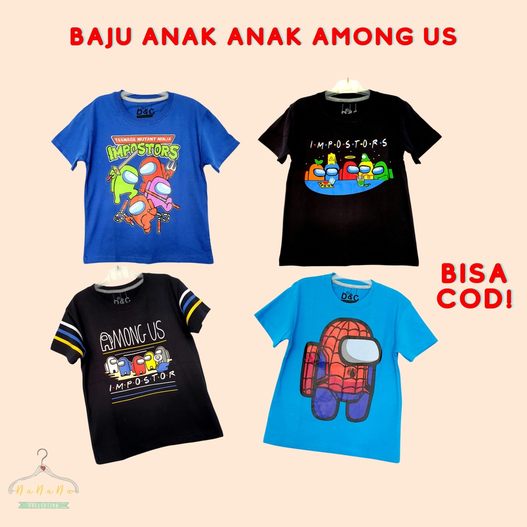 Baju Anak Laki Laki AU Impostor Umur 2-10 Tahun / Baju Anak Murah / Baju Anak Laki Laki / COD
