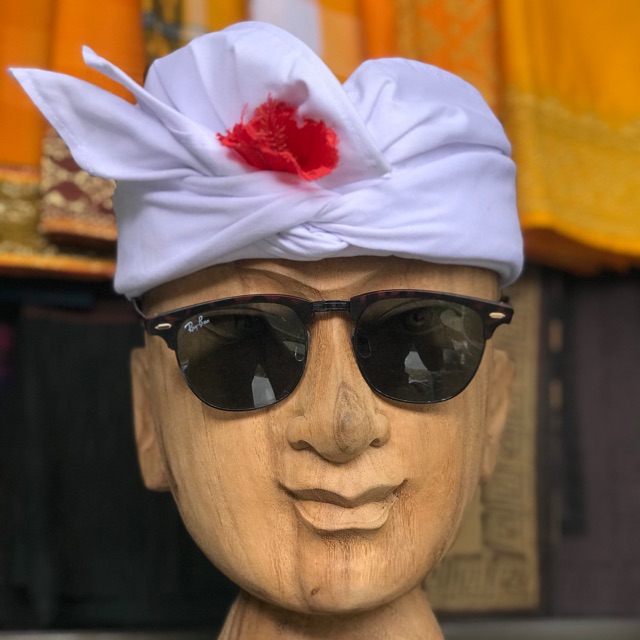 Udeng Bali / Destar Bali putih