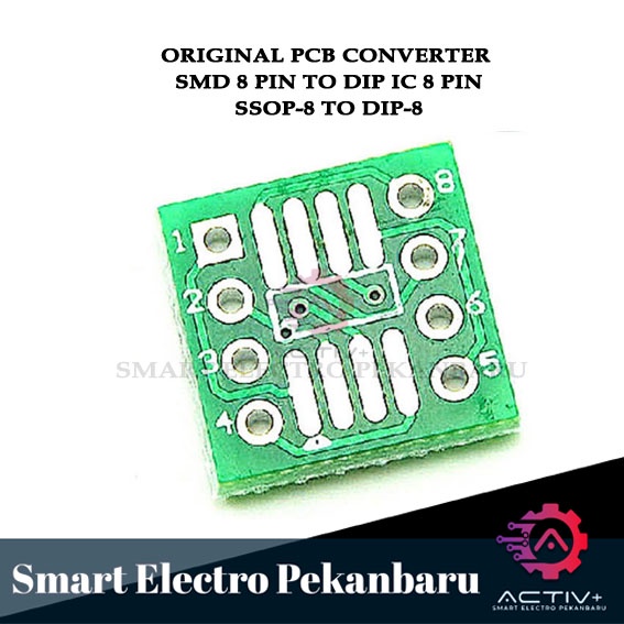 ORIGINAL PCB SMD KE DIP IC 8 PIN ADAPTER KONVERTER IC SMD 8P SOP8 SSOP8 TSSOP8 KE DIP SMD TO DIP SMD