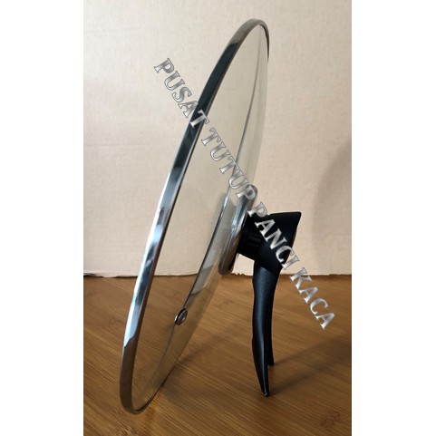 TUTUP PANCI KACA TANPA KAKI, DIA. +/- 21.2 CM + KNOP PANJANG