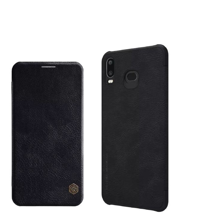 SAMSUNG GALAXY A6S  NILLKIN QIN LEATHER CASE ORIGINAL