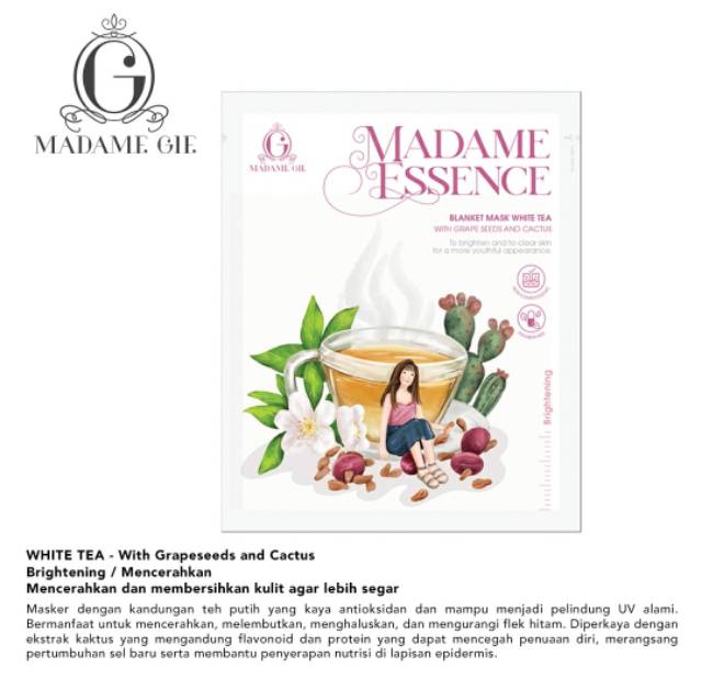 Madame Gie Madame Essence Blanket Mask - Skincare Masker