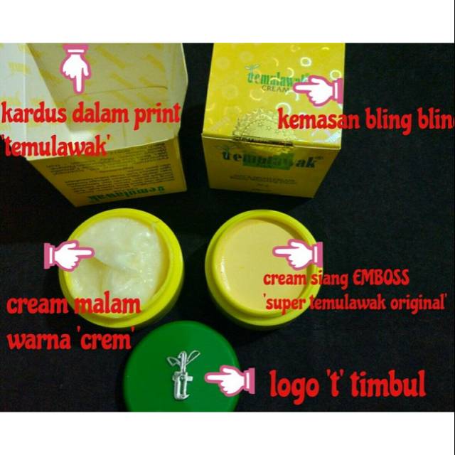 Cream Temulawak Holo Original