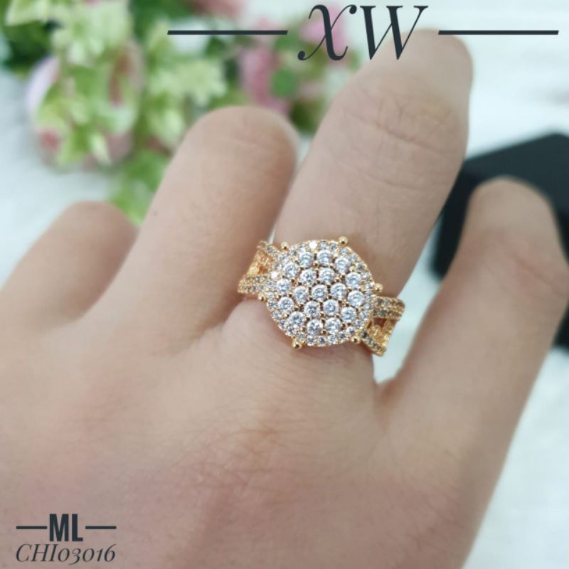 Cincin Meilyn Zircon Gold C03016