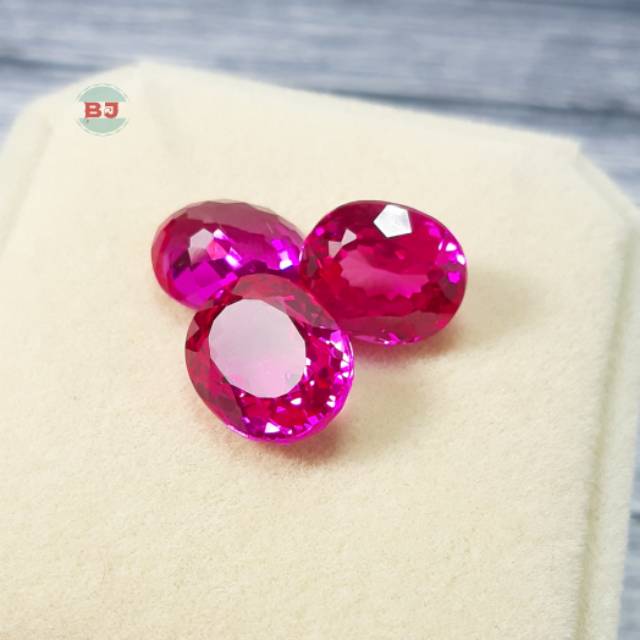 Batu Ruby King Merah Siam Versi Bangkok 12mm - 15mm