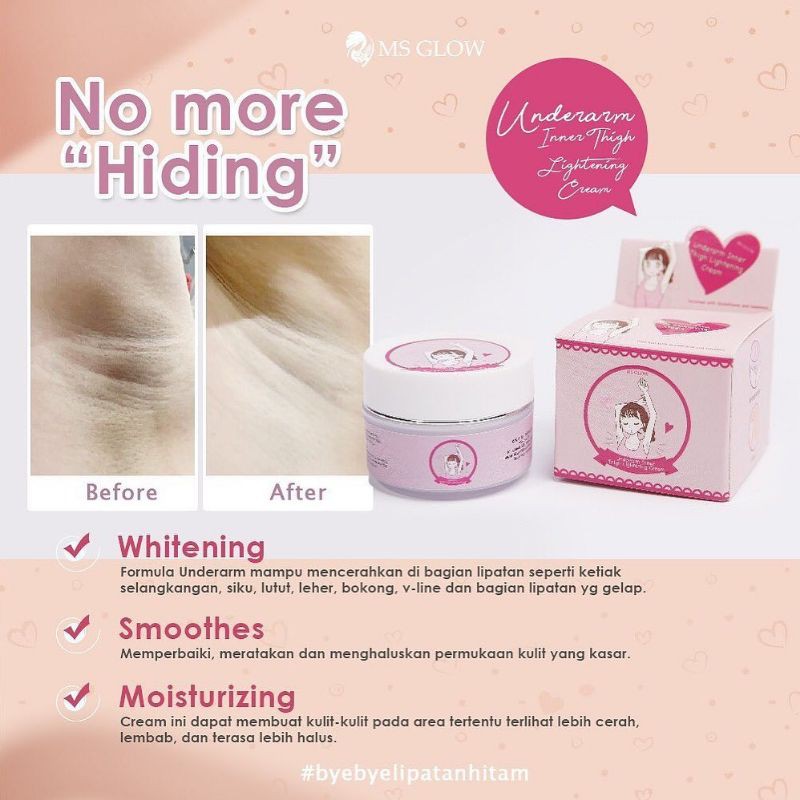 Underarm pemutih ketiak Ms Glow