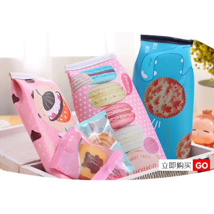 

Sale!!! Sweet Pencil Case Cookies Dompet Tempat Pensil Unik Bag Hemat
