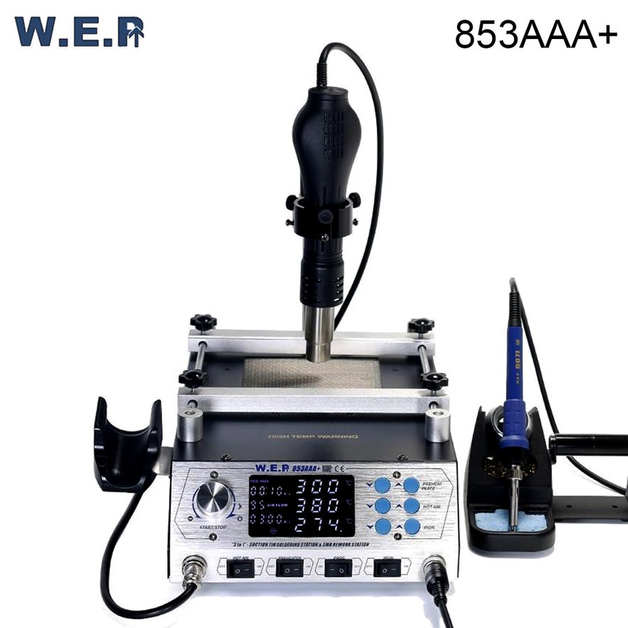 WEP 853AAA+ Program Controlled BGA Rework Station Automatic Preheating