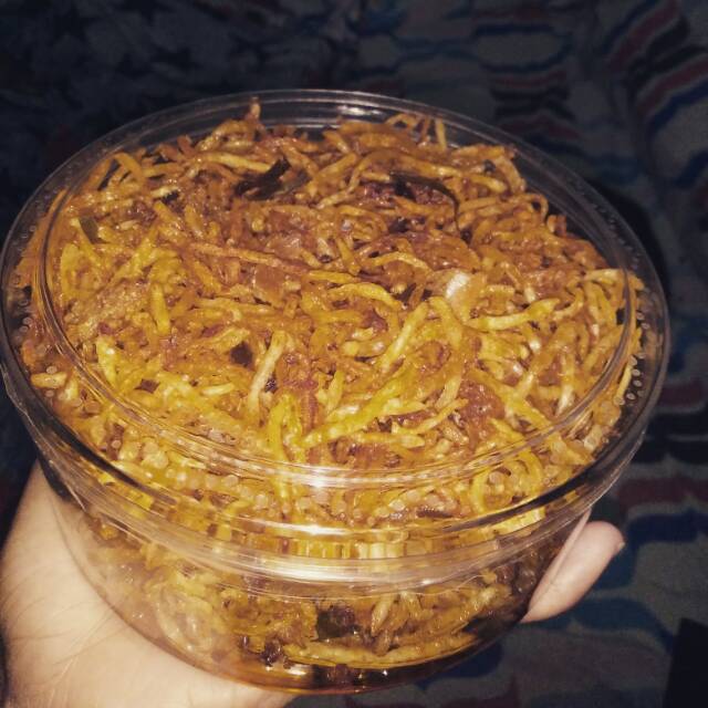 

Kentang mustofa campur teri pedas 250gr