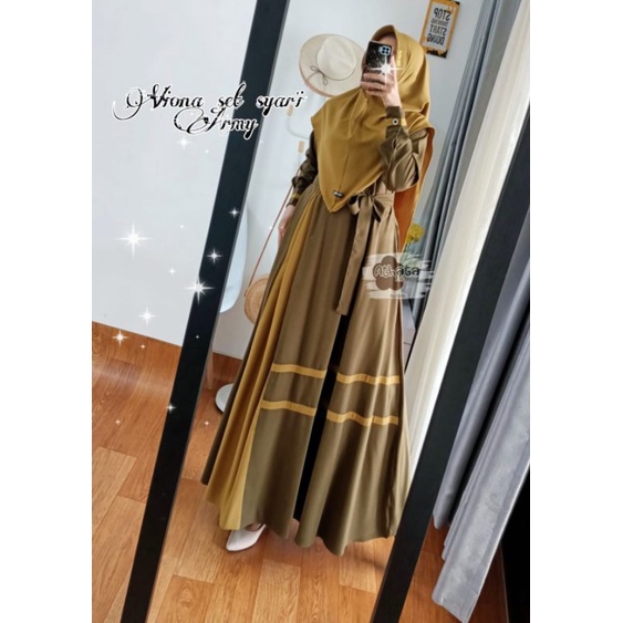 Viona set syari/gamis athata