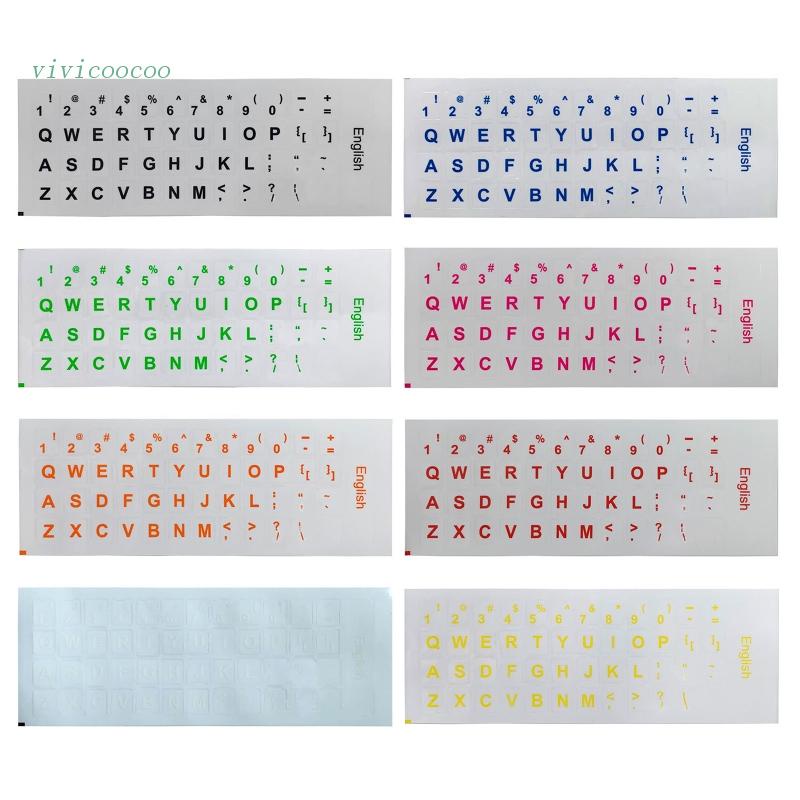 Vivi Stiker Pelindung Keyboard Komputer Bahasa Inggris