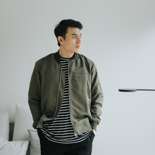 Radwah Man - Bomber Jacket Army - Jaket Pria