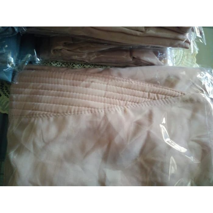 Kerudung hijab instan Pet wolfis Jumbo XXL free cadar khimar syari   Putih Diskon