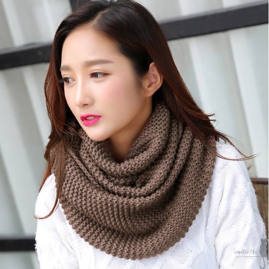 Syal Rajut Panjang Wanita Musim Dingin / Long Winter Scarf