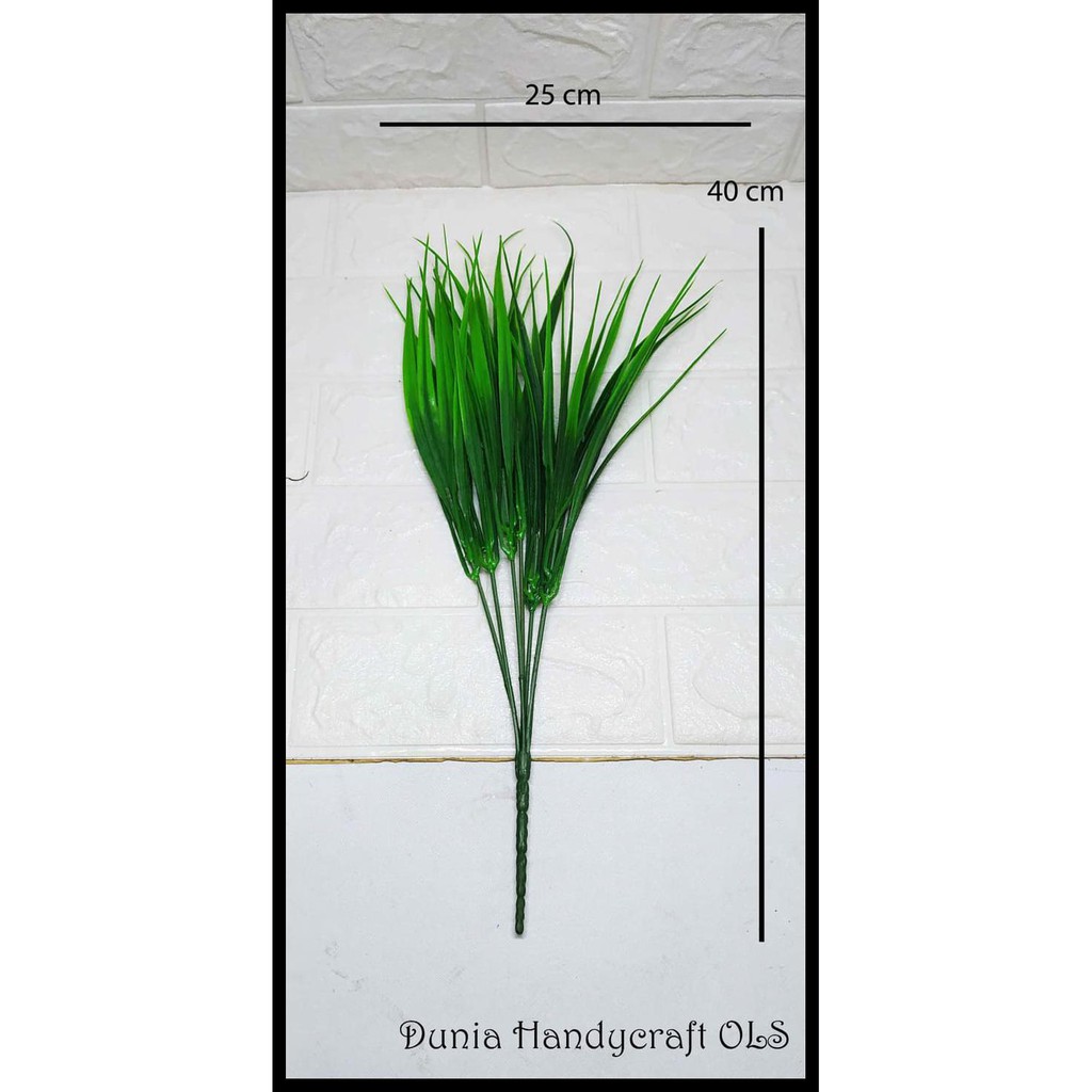 Wheatgrass Rumput Gandum Hiasan Pot Tanaman Hijau Imitasi Rumput Hijau