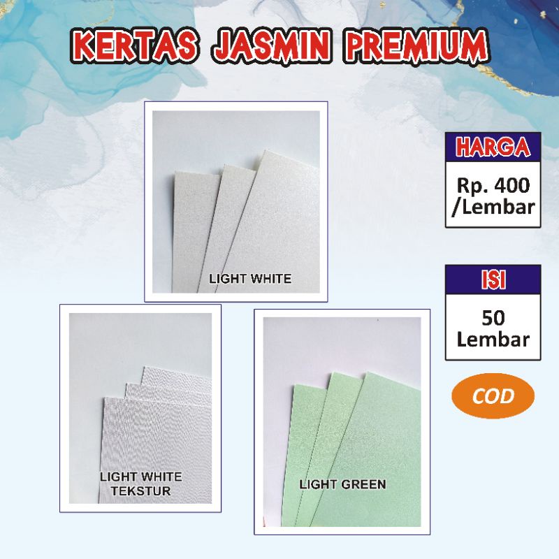 

(ISI 50 LEMBAR) KERTAS JASMINE UKURAN F4 LEBIH BESAR DARI A4