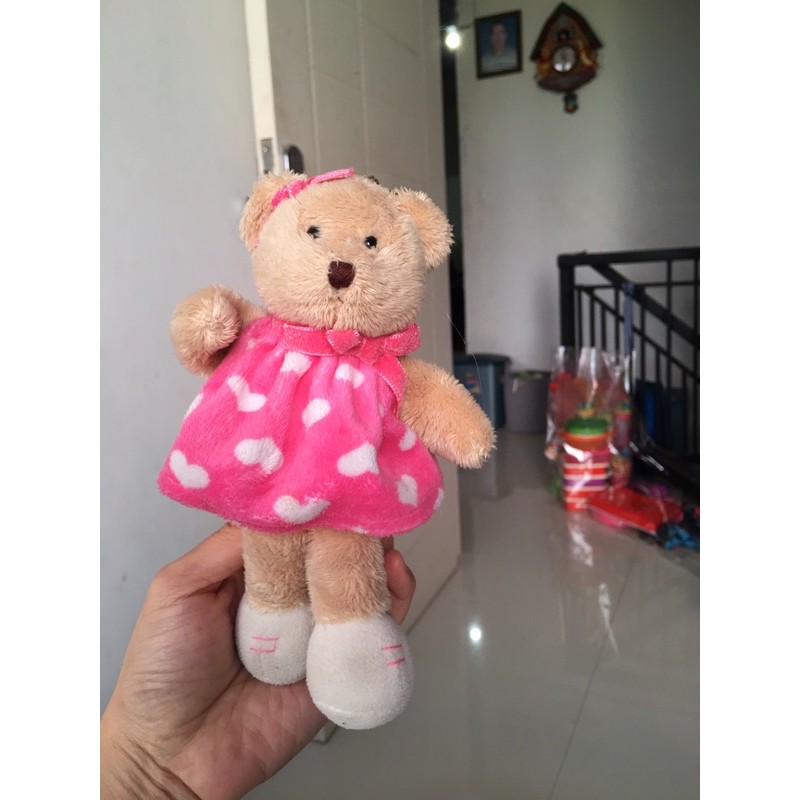 gantungan kunci teddy bear teddy house