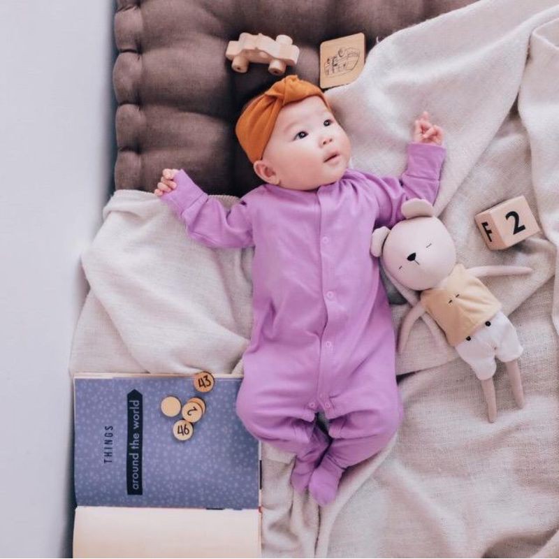 Bohopanna Bohobaby Sleepsuit Bayi 0-12M Baju Tidur Bayi Piyama Bayi