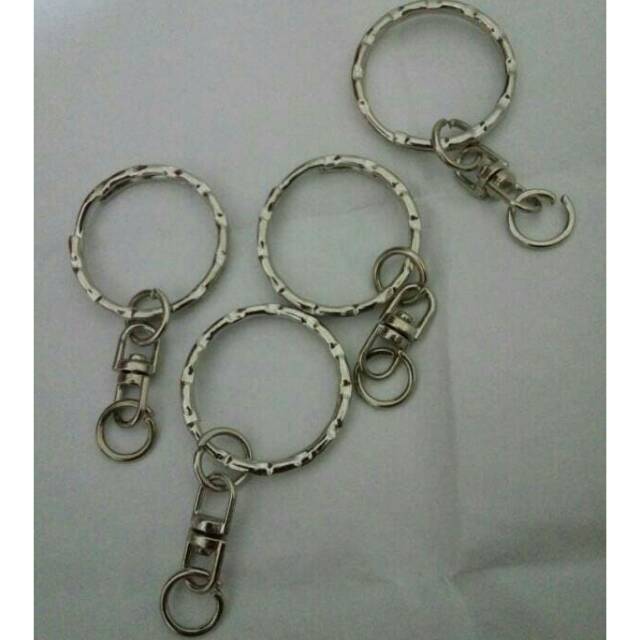 Ring gantungan kunci tebal isi 144pcs 2.5cm