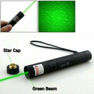 Green Laser Pointer 303 / Lampu Laser Hijau / Green Laser Pointer Jarak Jauh / Laser Hijau 303