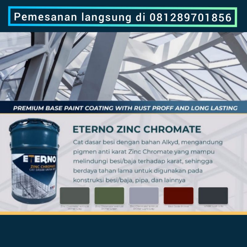 Jual Cat Meni Besi Zinc Chromate Cat Anti Karat 25kg Shopee Indonesia 9770