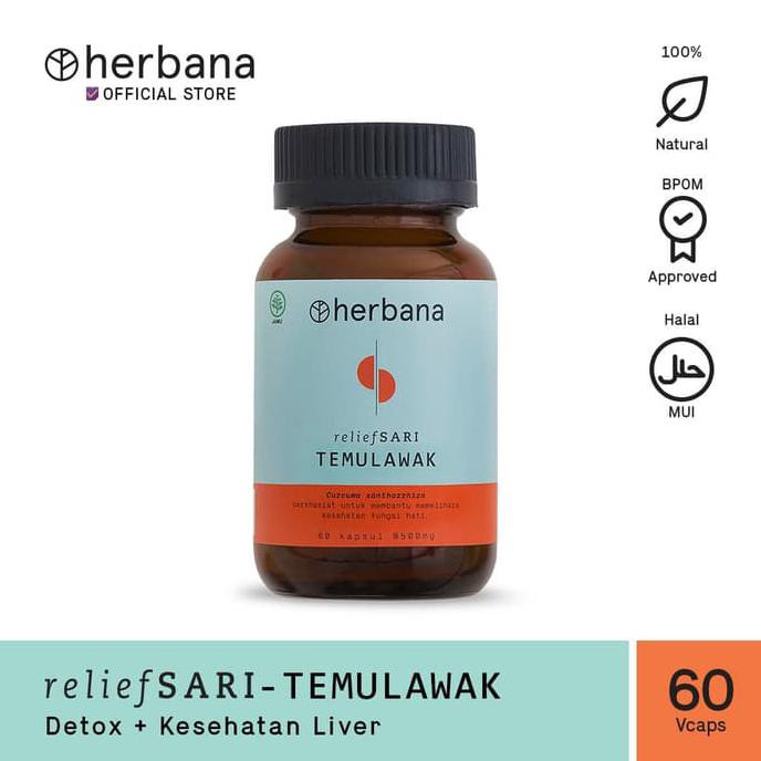

Herbana Relief Sari Temulawak - 60 Kapsul