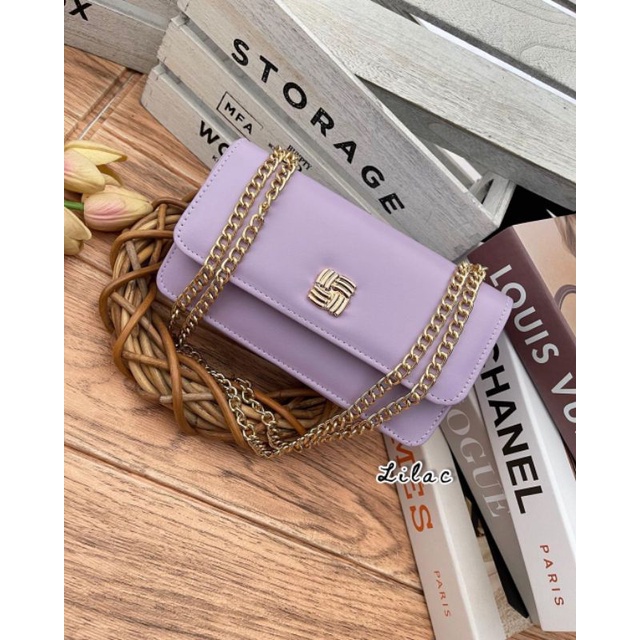 TAS SELEMPANG WANITA AMORA  [ SIAP KIRIM ] SLINGBAG FASHION TALI RANTAI