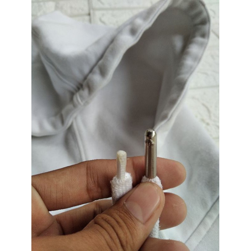 Hoodie Adidas Trefoil White